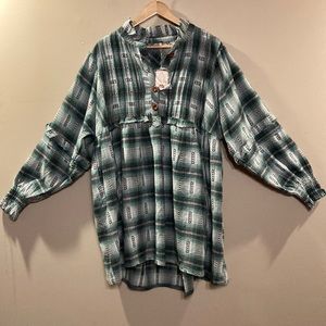 Free People Flannel Dress